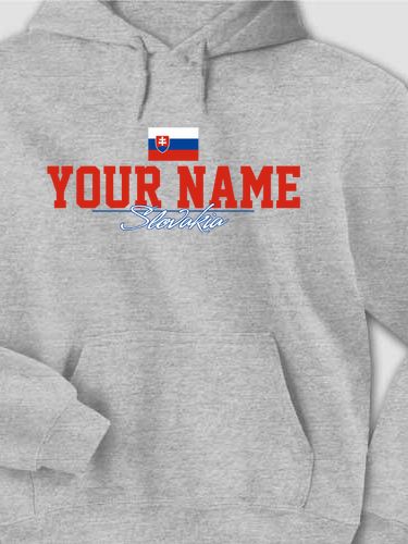 Slovakian Flag : Printed Hoodies