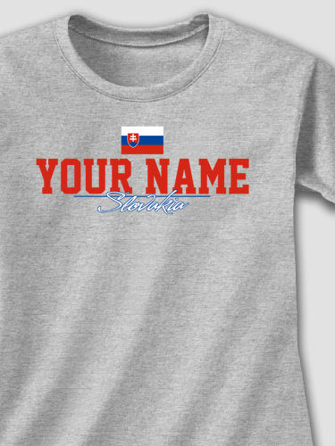 Slovakian Flag : Printed T-Shirts