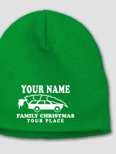 Retro Family Christmas : Embroidered Beanies