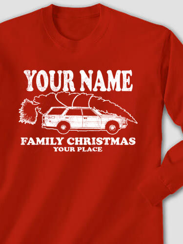 Retro Family Christmas : Printed Long Sleeves