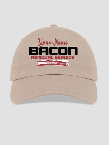 Bacon Removal Service : Embroidered Baseball Hats