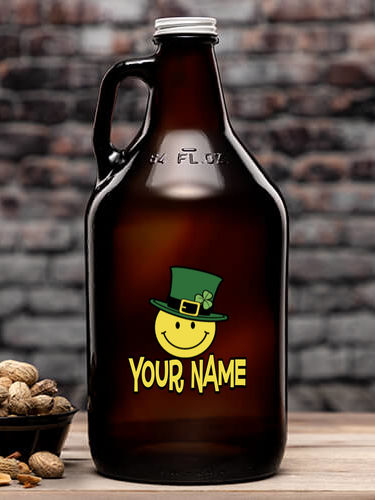 Irish Smiley : Beer Growlers - Color Printed