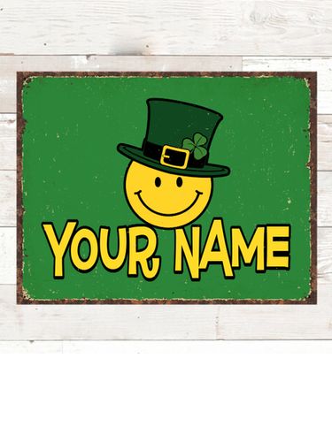 Irish Smiley : Tin Signs