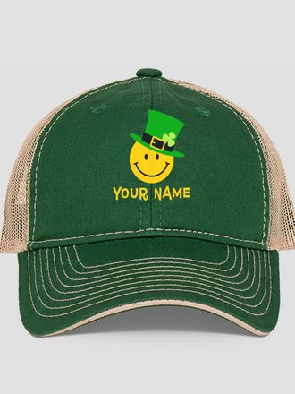 Irish Smiley : Embroidered Trucker Hats