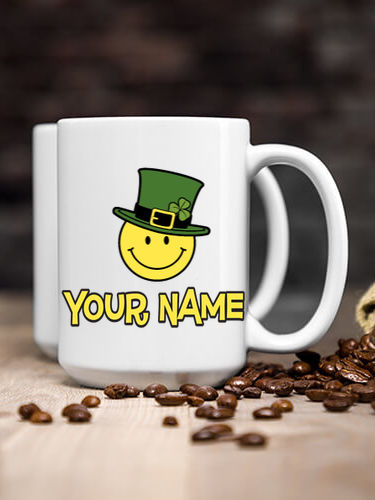 Irish Smiley : Ceramic Coffee Mugs