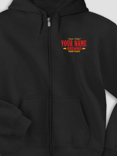 Brewing : Embroidered Zip Hoodies