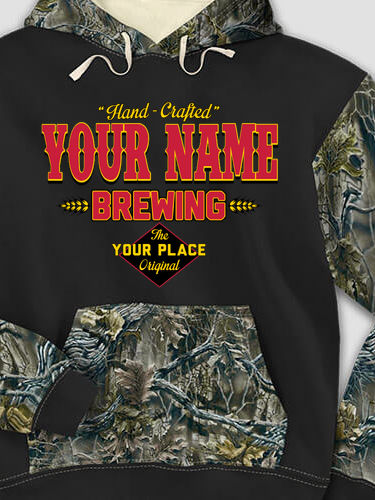 Brewing : Printed 2-Tone Camo Hoodies