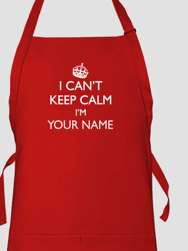 Can't Keep Calm : Printed Aprons