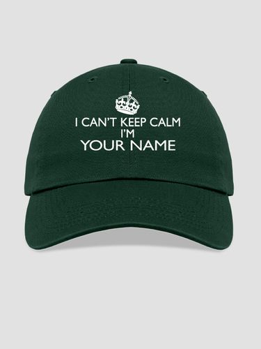 Can't Keep Calm : Embroidered Baseball Hats