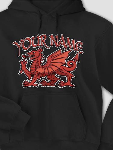 Welsh Dragon : Printed Hoodies