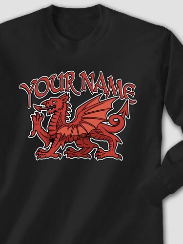 Welsh Dragon : Printed Long Sleeves