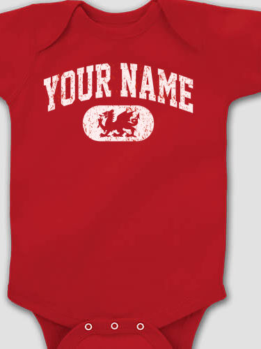 Welsh Varsity : Printed Baby Bodysuits