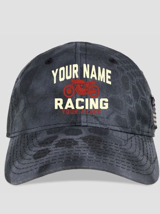 Motorcycle Racing : Embroidered Kryptek Tactical Camo Hats
