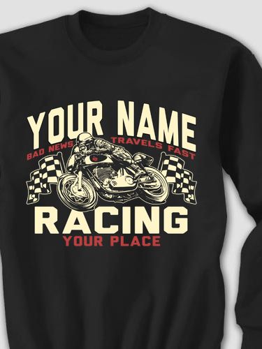 Motorcycle Racing : Printed Sweatshirts
