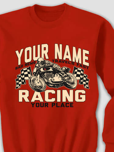 Motorcycle Racing : Printed Sweatshirts