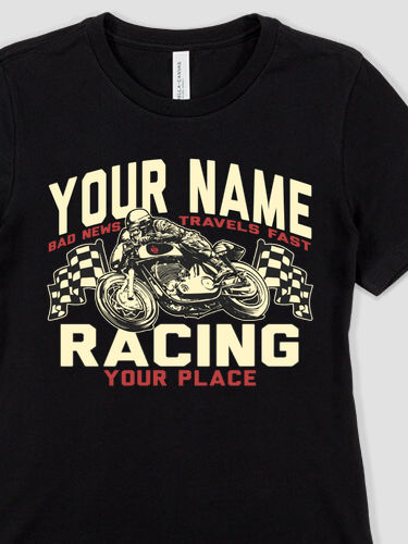 Motorcycle Racing : Premium Ladies T-Shirts