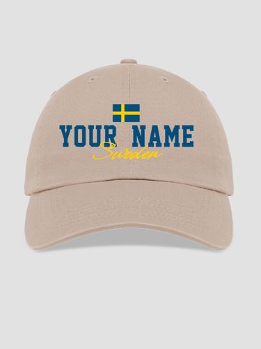 Sweden Flag : Embroidered Baseball Hats