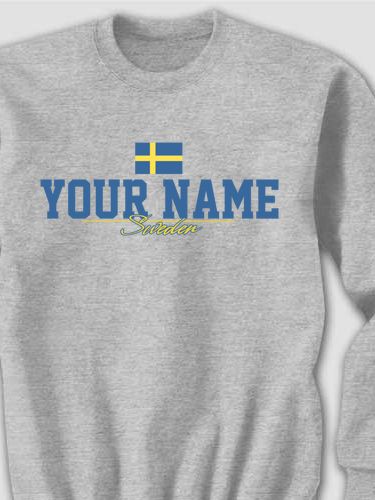 Sweden Flag : Printed Sweatshirts