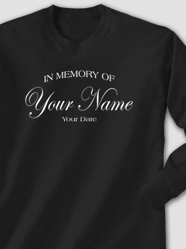 In Memory Of : Printed Long Sleeves