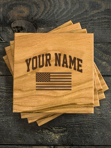 American Varsity : Coasters - Engraved