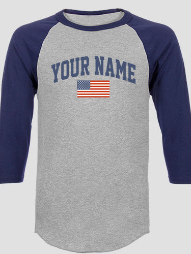 American Varsity : Printed Raglan Shirts