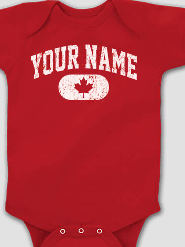 Canadian Varsity : Printed Baby Bodysuits