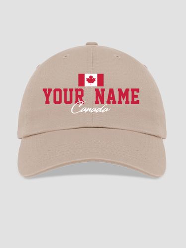 Canadian Flag : Embroidered Baseball Hats