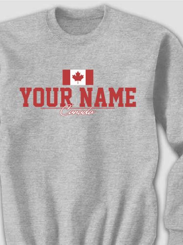 Canadian Flag : Printed Sweatshirts