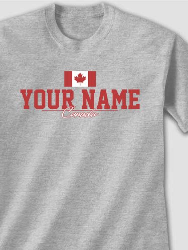 Canadian Flag : Printed T-Shirts