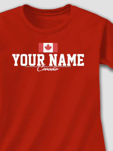 Canadian Flag : Printed T-Shirts