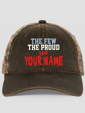 The Few The Proud : Embroidered 2-Tone Camo Hats