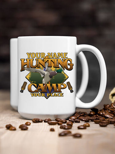 Duck Hunting Camp : Ceramic Coffee Mugs