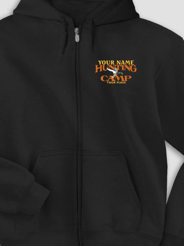 Duck Hunting Camp : Embroidered Zip Hoodies