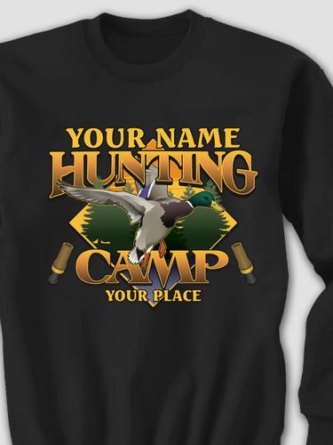 Duck Hunting Camp : Printed Sweatshirts