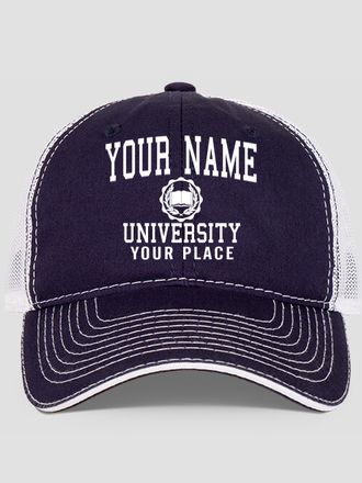 Vintage University : Embroidered Trucker Hats