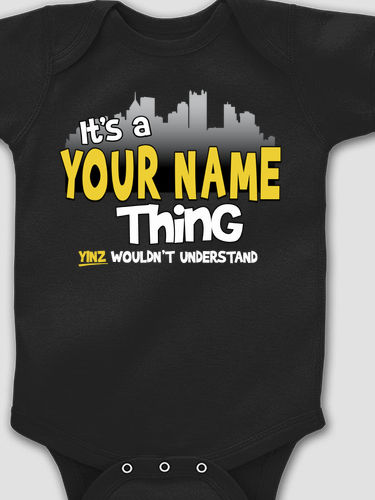 Pittsburgh Thing : Printed Baby Bodysuits