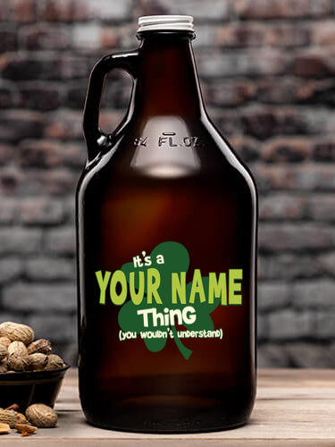 Irish Thing : Beer Growlers - Color Printed