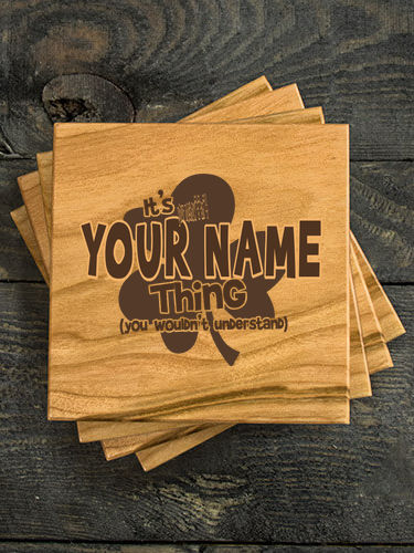 Irish Thing : Coasters - Engraved