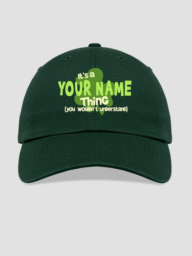 Irish Thing : Embroidered Baseball Hats