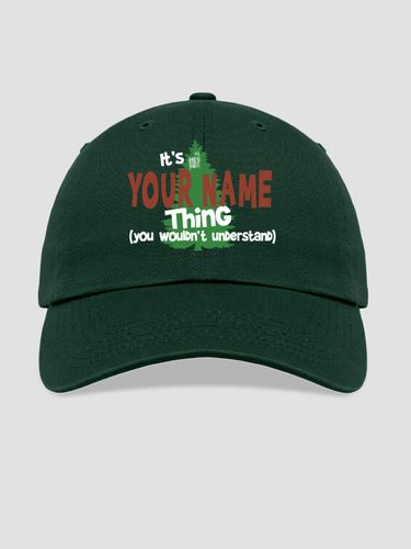 Christmas Thing : Embroidered Baseball Hats