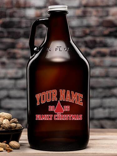 Christmas Varsity : Beer Growlers - Color Printed