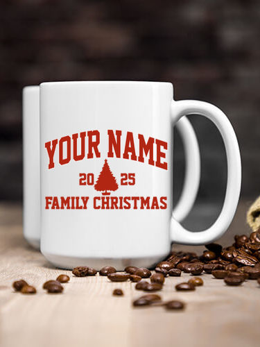 Christmas Varsity : Ceramic Coffee Mugs