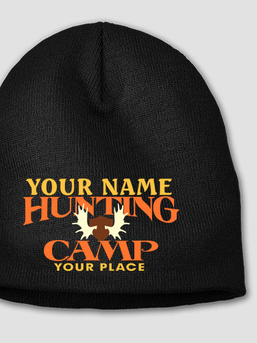 Moose Hunting Camp : Embroidered Beanies