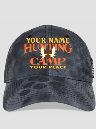 Moose Hunting Camp : Embroidered Kryptek Tactical Camo Hats