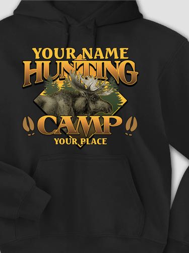 Moose Hunting Camp : Printed Hoodies