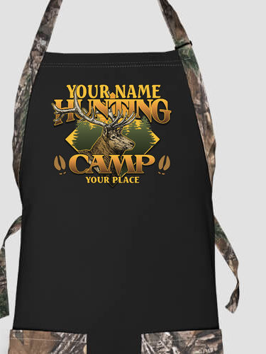 Elk Hunting Camp : Printed 2-Tone Aprons