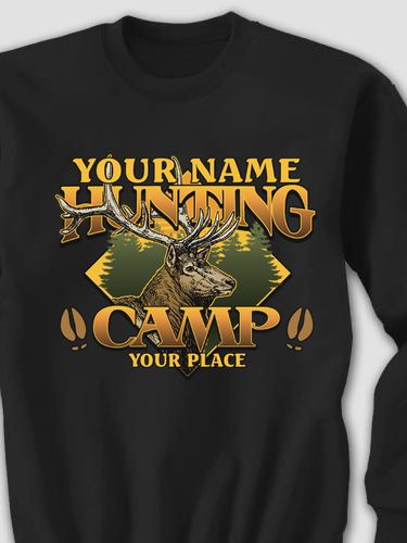 Elk Hunting Camp : Printed Sweatshirts