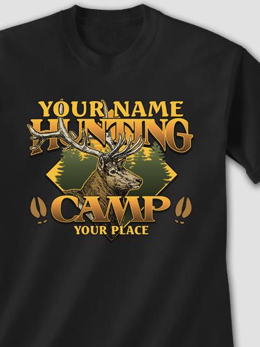 Elk Hunting Camp : Printed T-Shirts
