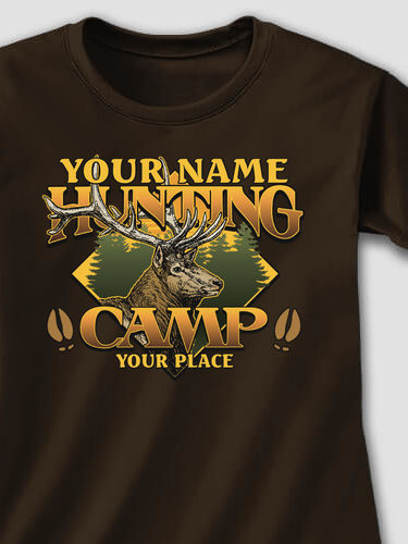 Elk Hunting Camp : Printed T-Shirts