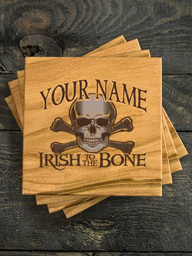 Irish to the Bone : Coasters - Engraved